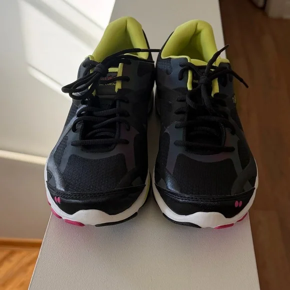 Brand new”RYKA influence”sneakers for women.Size-9,5,color-black/lemon/white.🖤💚🤍 - Picture 3 of 12
